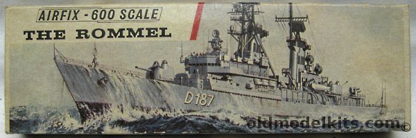 Airfix 1/600 The Rommel Guided Missile Destroyer, F202S plastic model kit